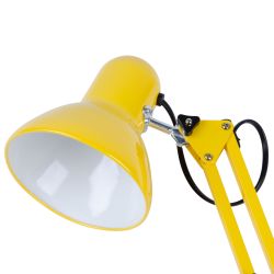 TLI-221 LIGHT YELLOW E27 Светильник настольный. Цоколь Е27. 60W. Механический выключатель. Желтый. ТМ Uniel