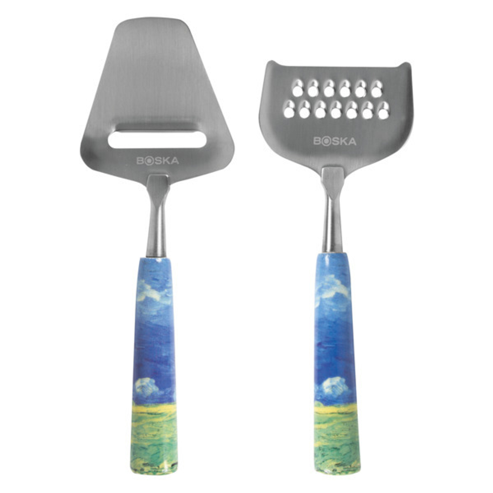 Набор слайсеров для полутвердых и твердых сыров 2шт Ван Гог