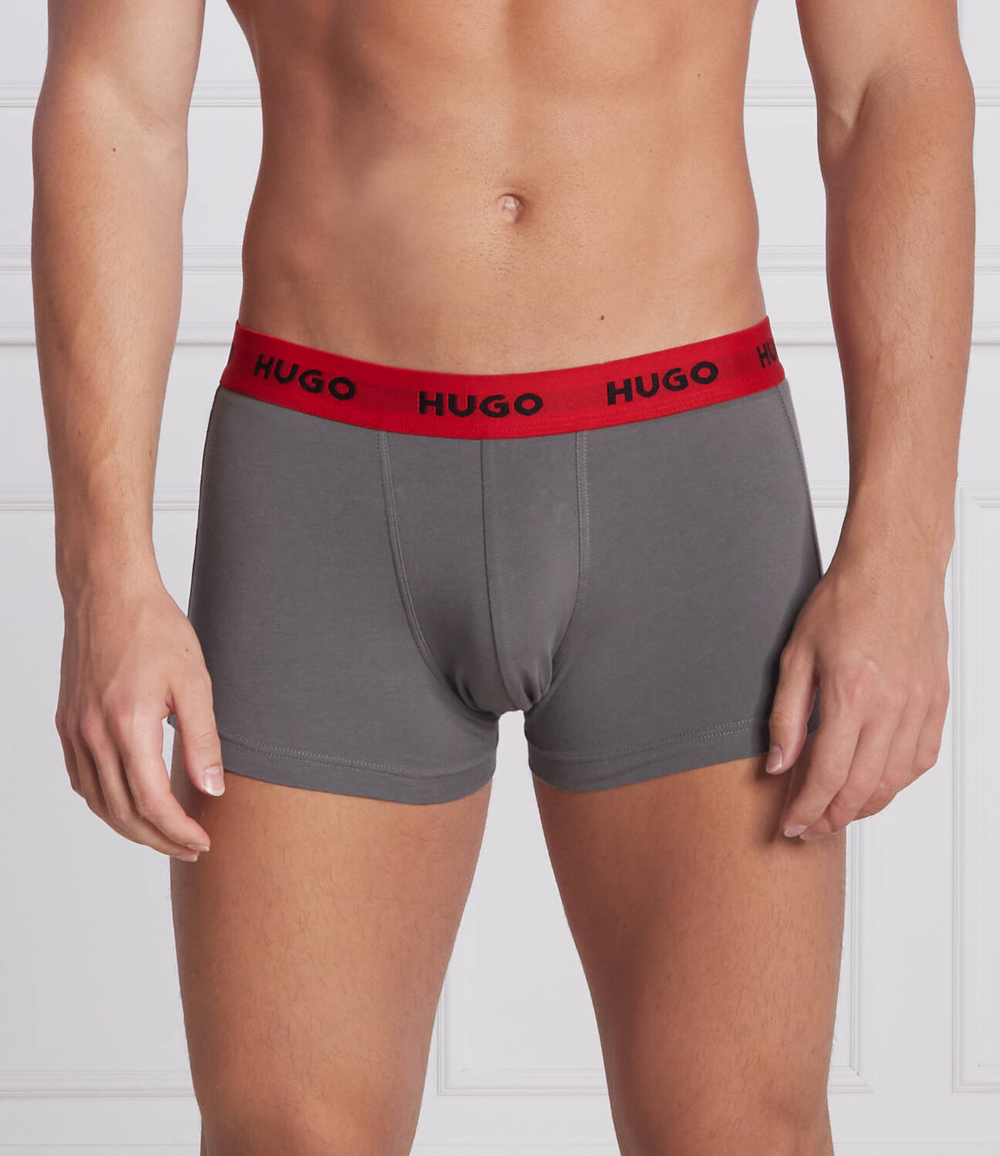 Трусики-боксеры 3шт. Hugo Bodywear - оливковый(50469766)