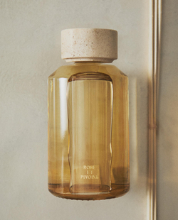 Zara Home Аромадиффузор Rose et Pivoine 670 мл, тростниковые палочки микадо, аромат цветочный, Розовый
