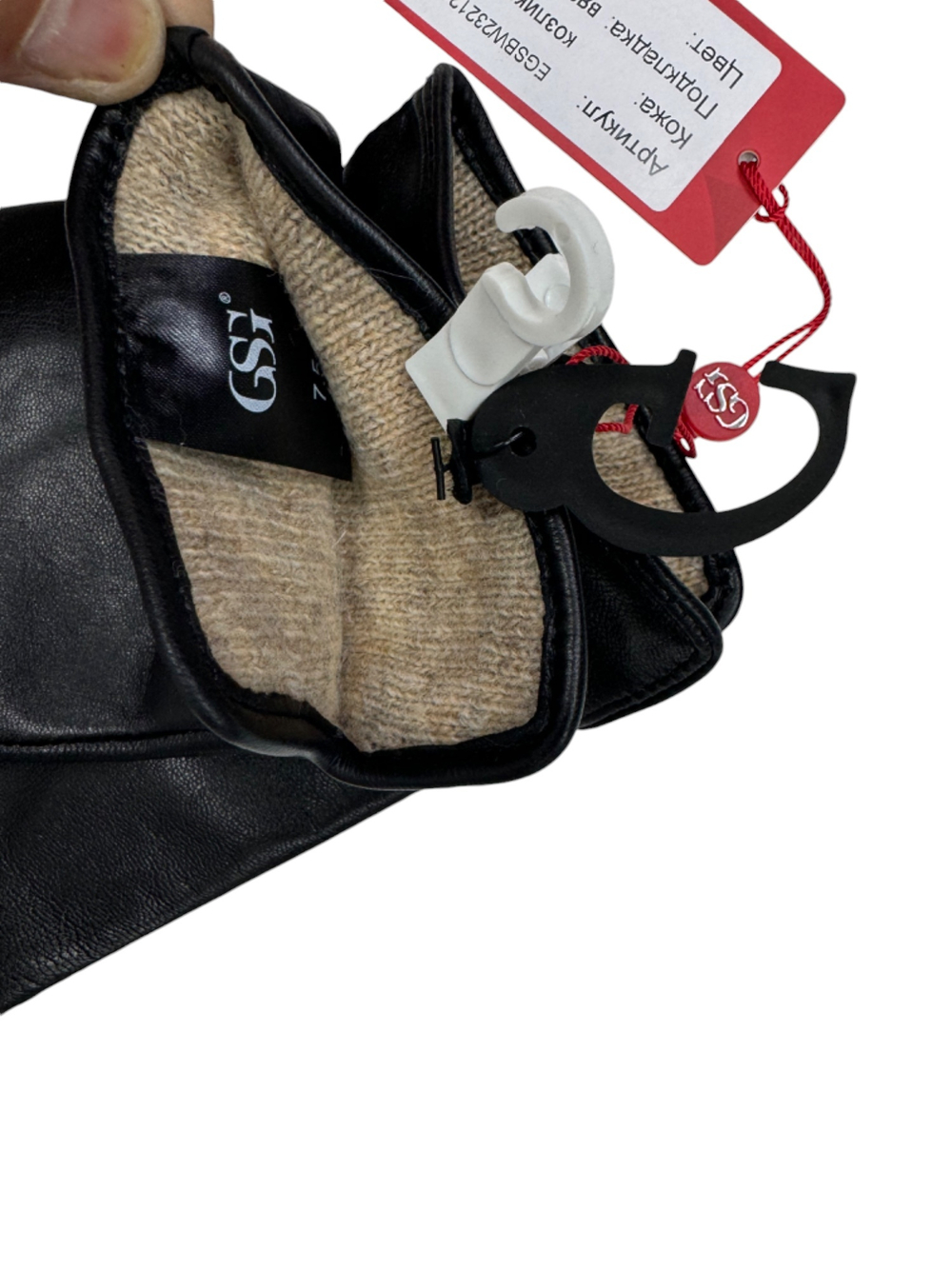 Перчатки. Женские. Материал верха: Кожаные люкс качества. Подклад: Трикотаж-шерсть.5 шт в упаковке