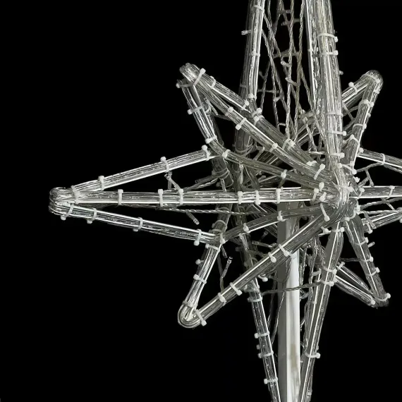 Светодиодная макушка Роза Ветров 100 см., Белая, 220В, LTC (LC-13220)