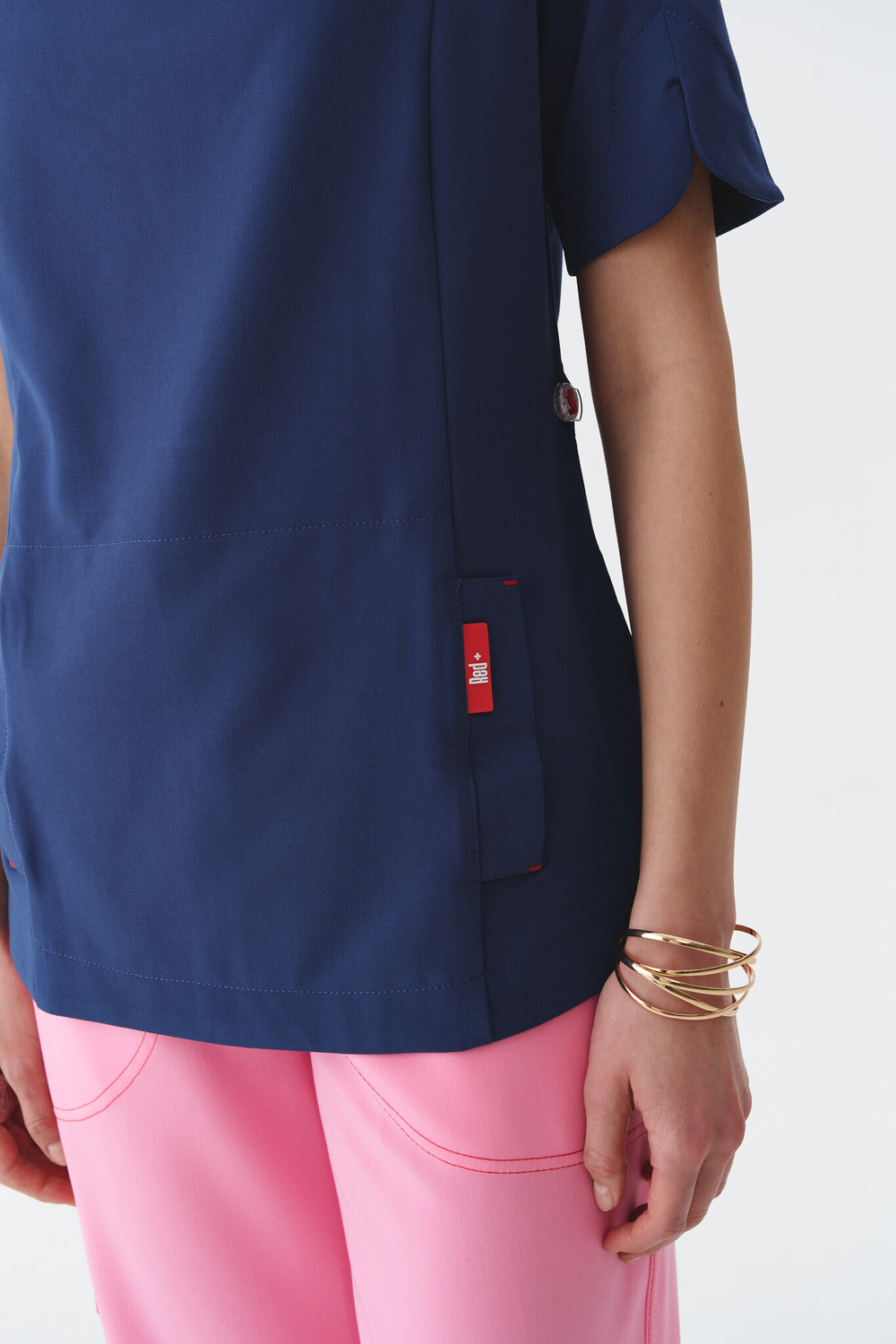 Топ медицинский женский Ньюлук, индиго