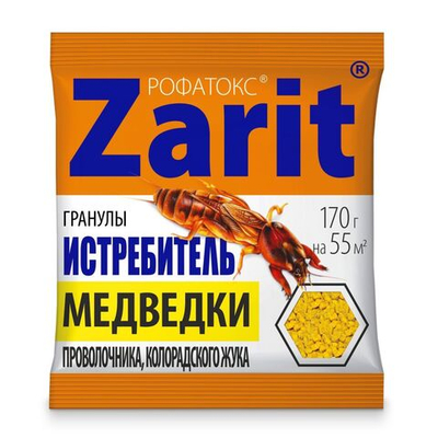 Средство от медведки и проволочника гранулы ИСТРЕБИТЕЛЬ РОФАТОКС 170г (50) Зарит