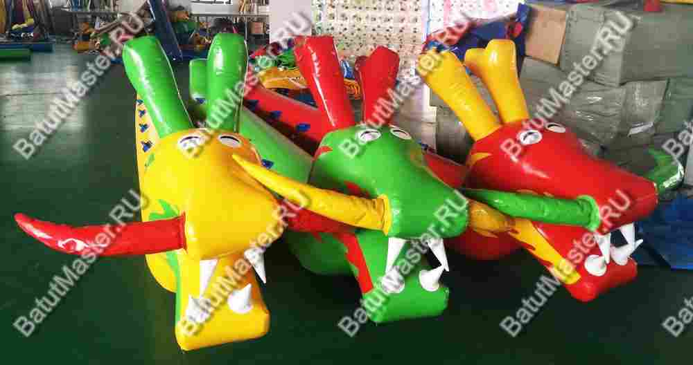 Надувная командная игра "Верхом на драконах"