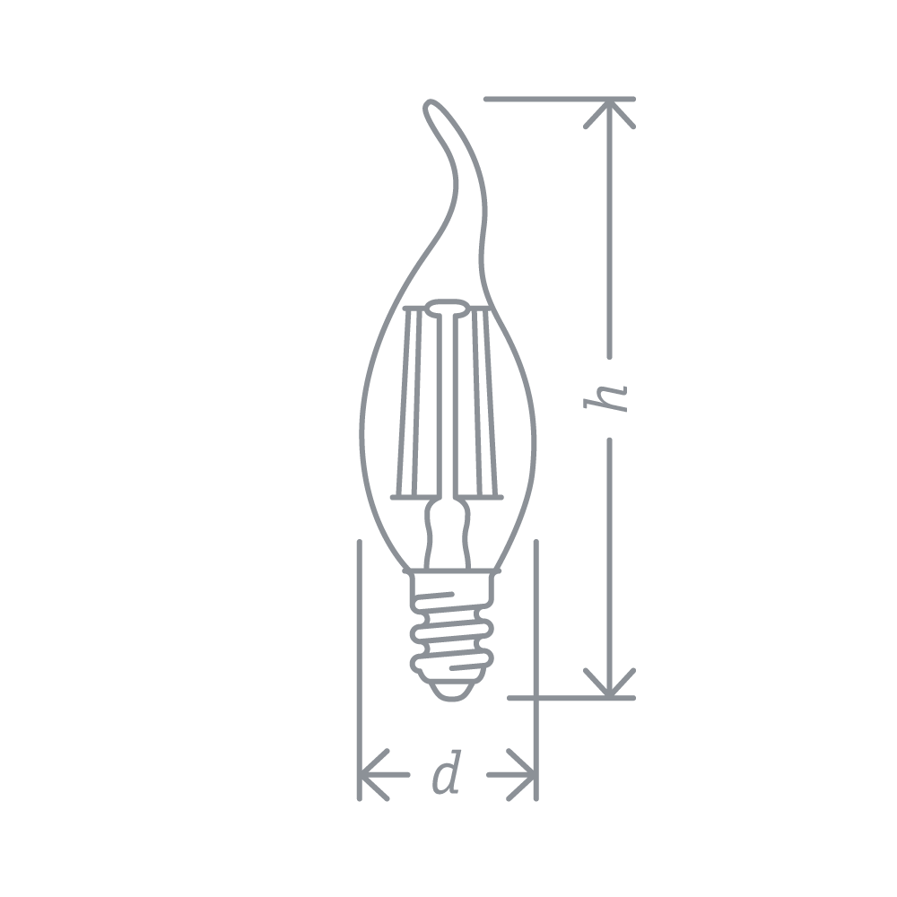 Лампа Navigator 71 308 NLL-F-FC35-4-230-2.7K-E14