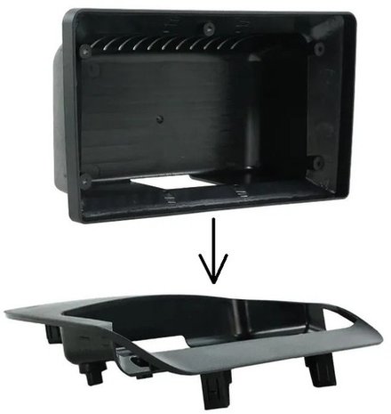 Магнитола для Opel Mokka 2012-2016 (рамка тип 2) - FarCar GX9-7061F2 монитор 9.5" 2K QLED на Android 14, TS20, 6+128Гб, CarPlay, 4G SIM-слот