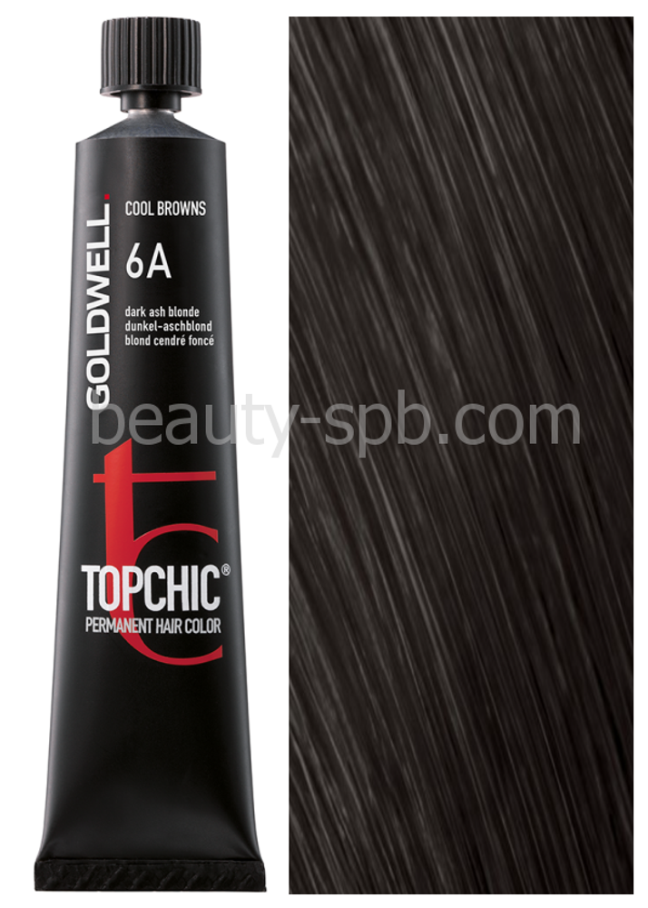 Goldwell Topchic 6A темно-русый пепельный 60 мл