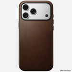 Кожаный чехол Nomad Modern Leather Case для iPhone 17 Pro Max коричневый