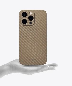 Чехол-накладка K-DOO AIR CARBON Ультратонкий Для Apple iPhone 13 Pro Max (6.7) Gold