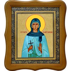 Платонида Сирская Преподобная. Икона на холсте.