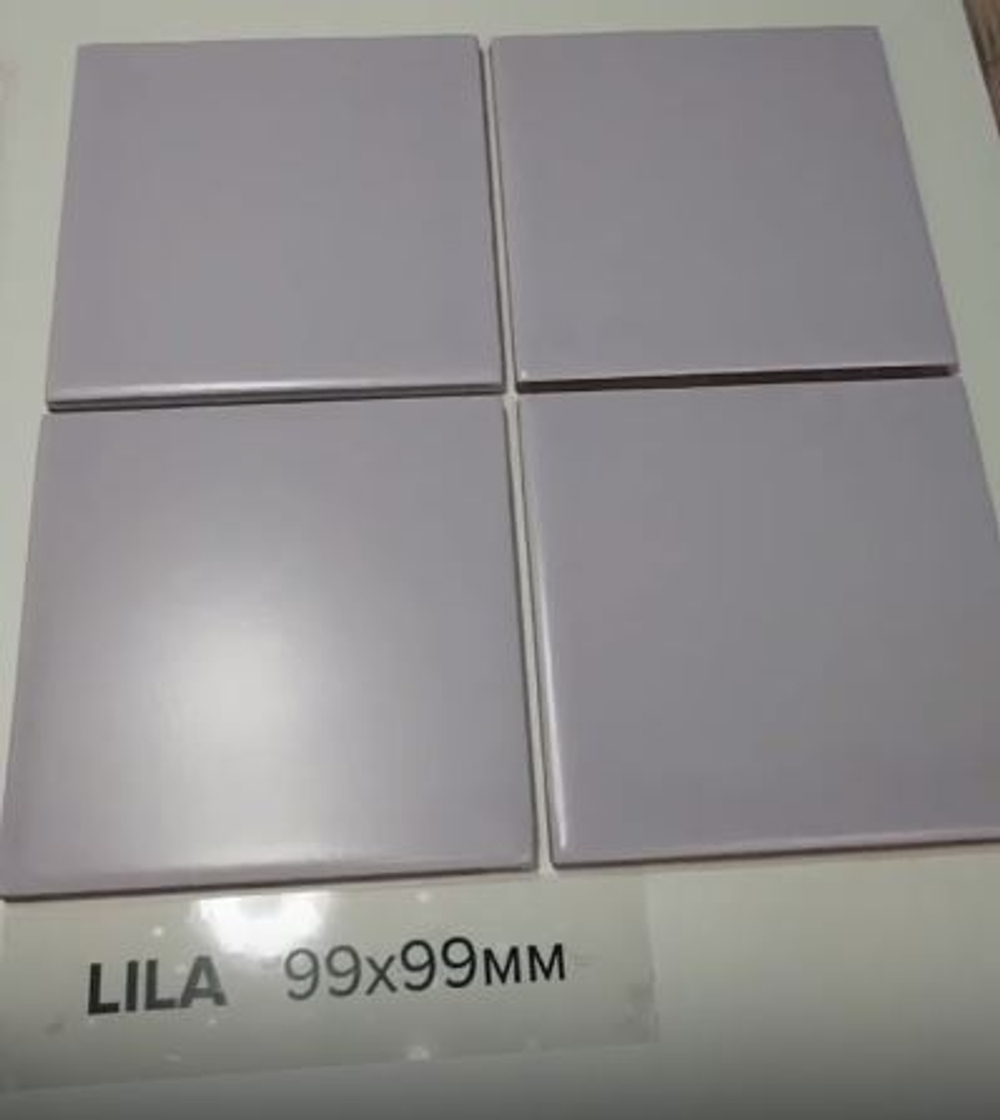 Плитка настенная Mini Tile Lila matt 99x99х7 мм