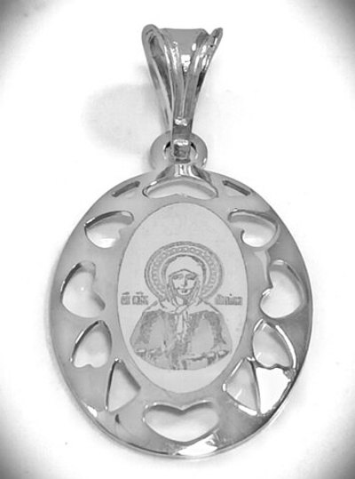 "Эстерелла" - ювелирная подвеска из серебра