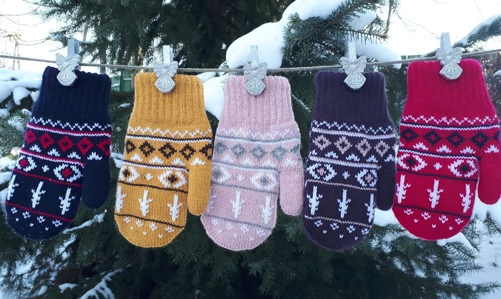 Варежки детские TREE р.14 (Мегашапка) 1709