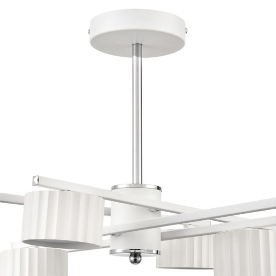 8241/8C COMFI LN26 244 белый/хром, металл Люстра потолочная LED GX53 8*7W 220V KARINA