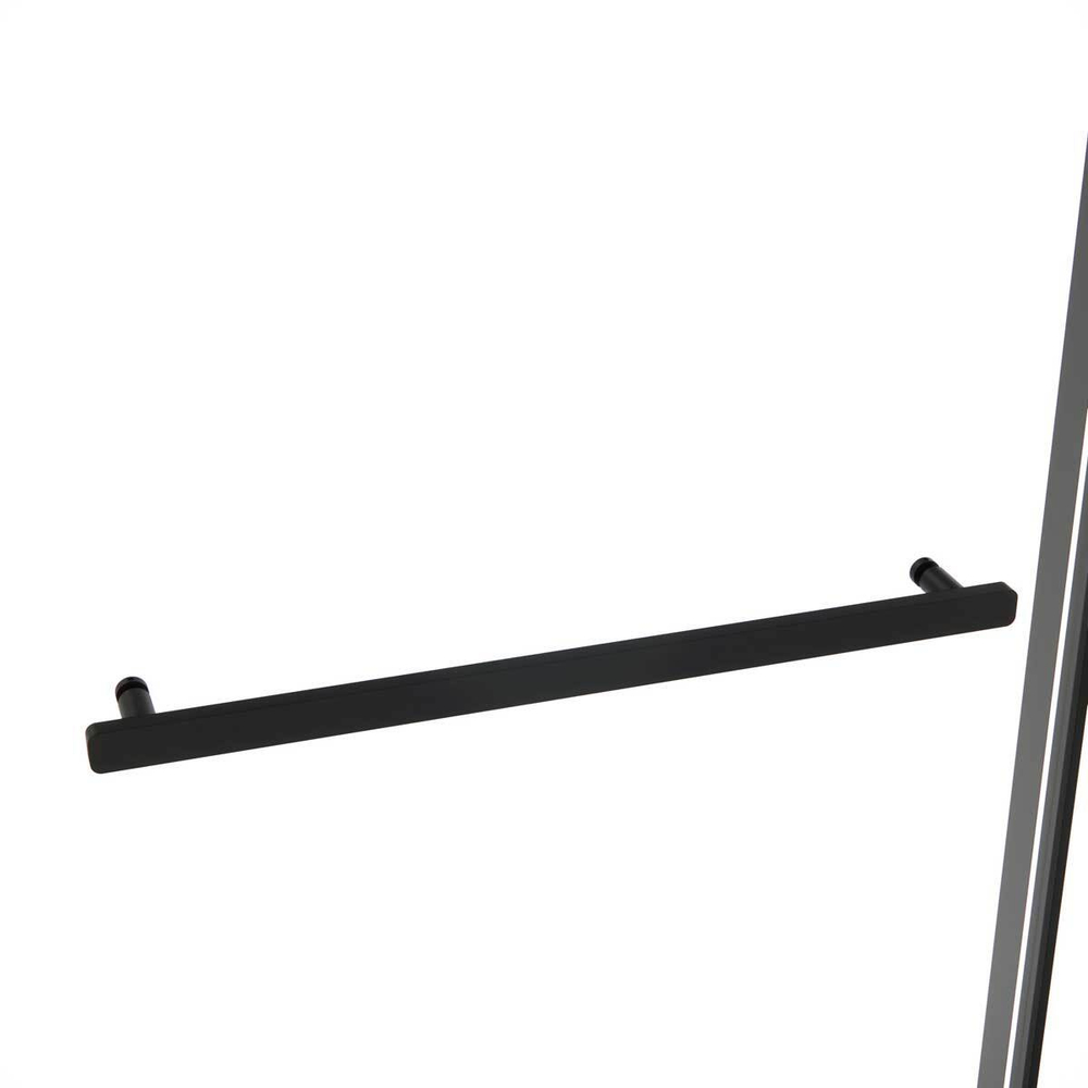 Душевая дверь Slim Soft VDS-1SS110CLB, 1100, черный, стекло прозрачное