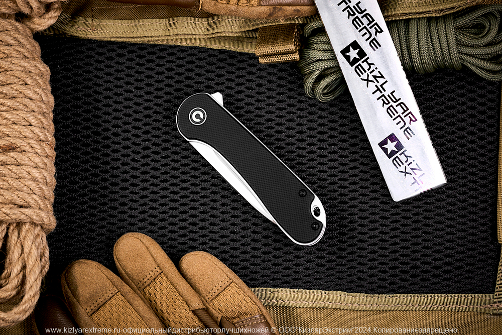 Нож Civivi Elementum C907A сталь D2 Satin рукоять Black G10