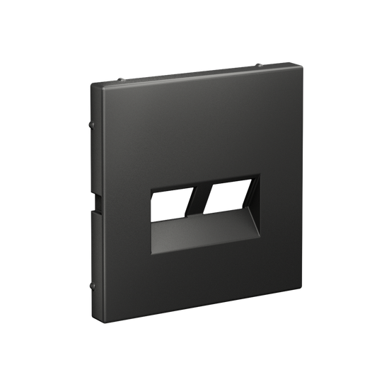 Накладка двойная ArtGallery для информационных функций типа Keystone базальт SE GAL001490