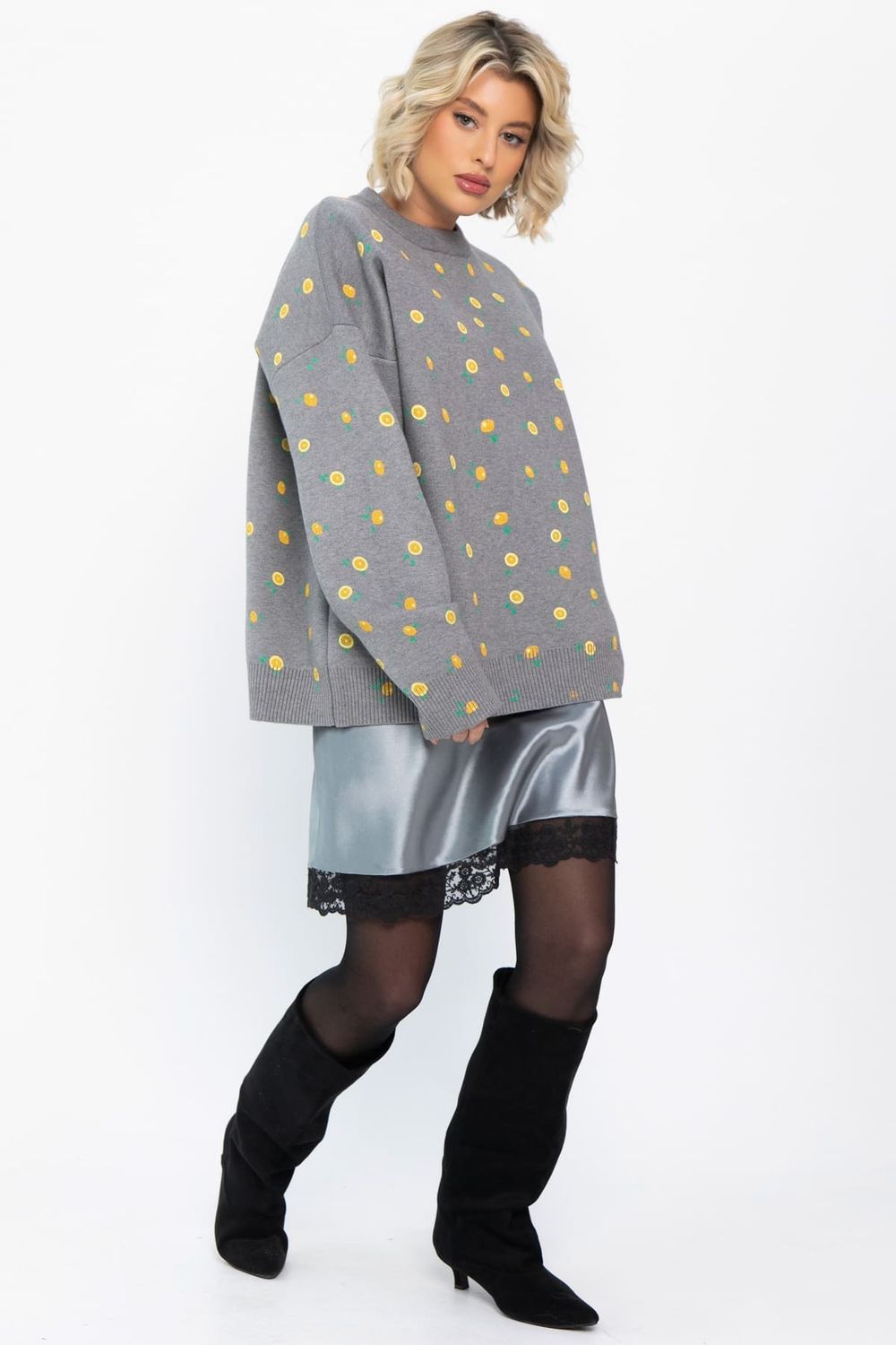 Юбка Игривое настроение (серебро) Ю14799-7М LT Collection