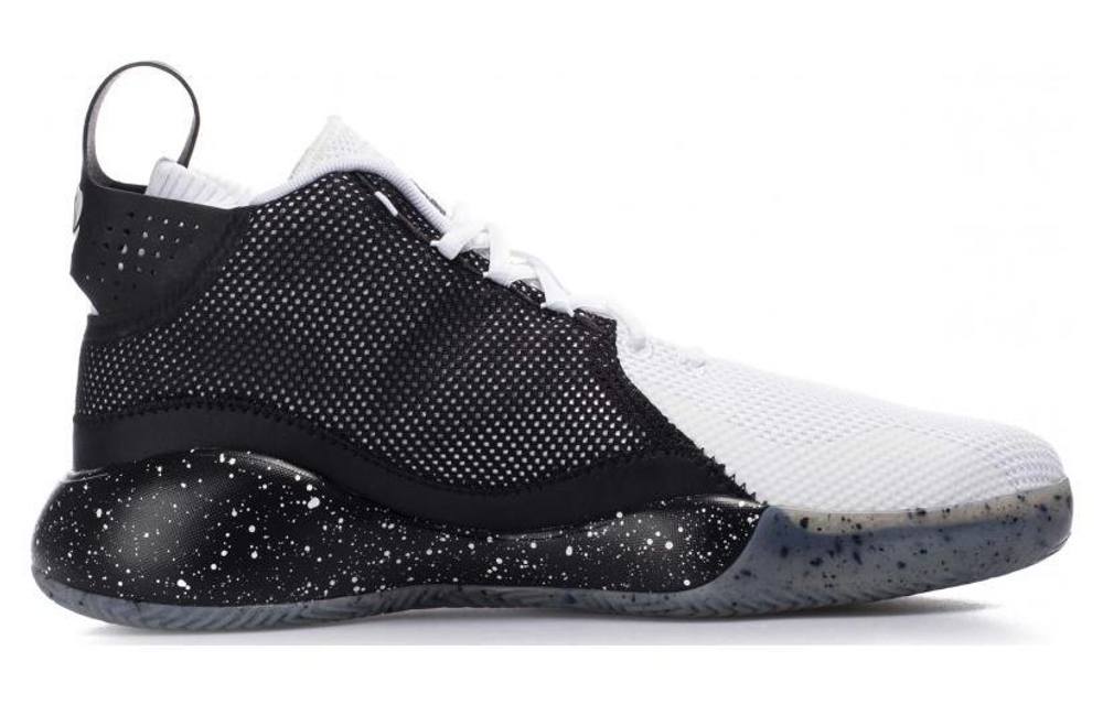 Adidas D Rose 773 comfortable and versatile shock absorption and wear-resistant mid-top basketball shoes men's black and white 2020