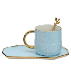 GAEM Кружка с блюдцем и ложкой, 300 мл, L20,5 W10,5 H8 см, 2в.