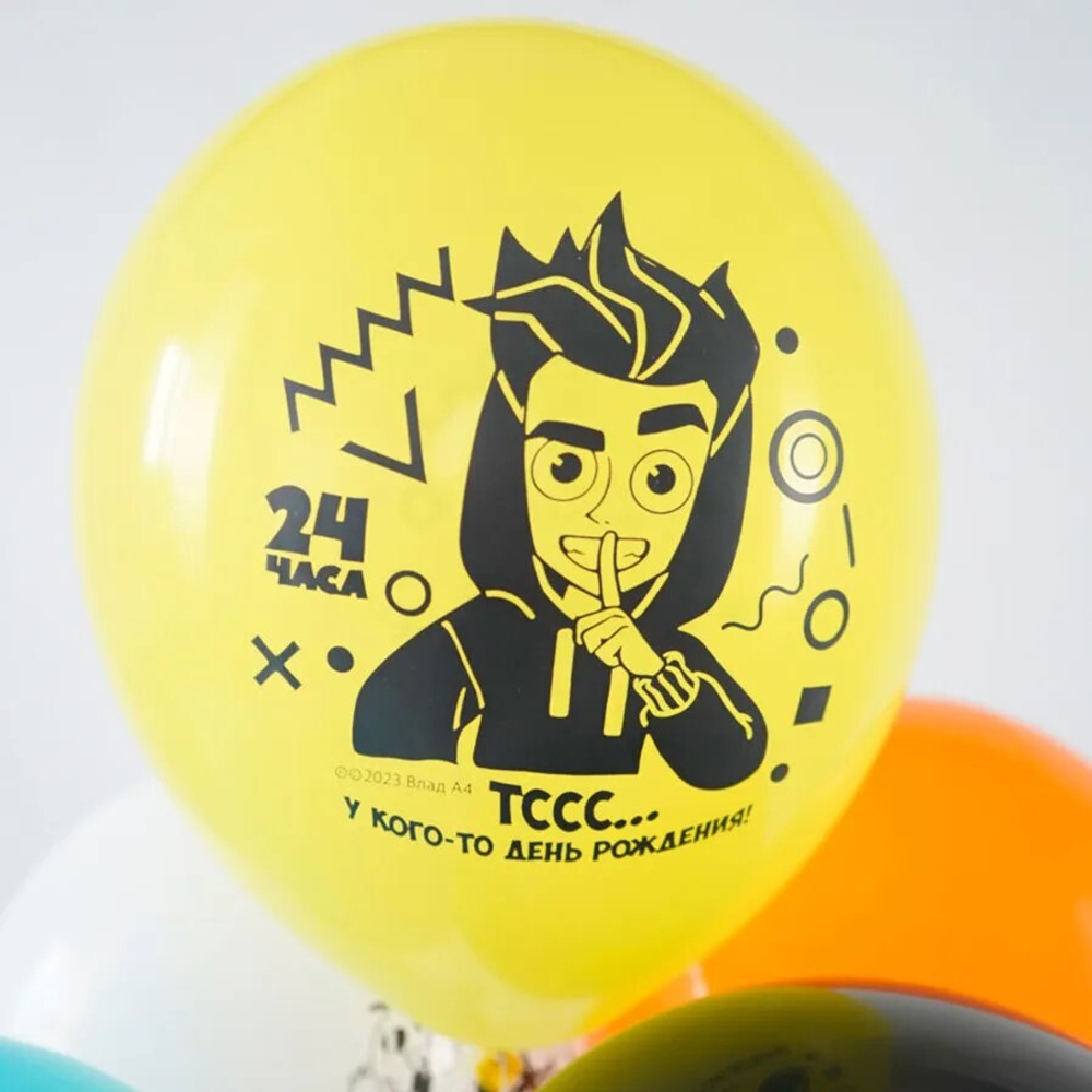 Шар 12" Ассорти Влад А4 ND PLAY 5 шт