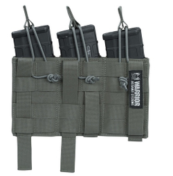 WARRIOR TRIPLE OPEN MAG POUCH Ranger Green