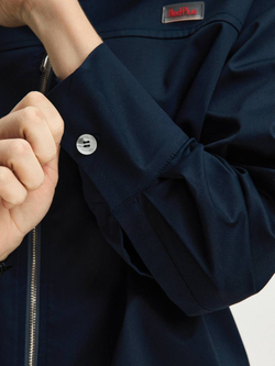 Рубашка медицинская женская Юми, нэви хлопок