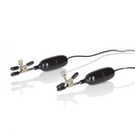 Зажимы на соски Nipple Clamps Vibrating с вибропулями (Цвет: черный)