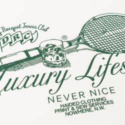 Футболка HAIDED DUSTY RACQUET Ecru