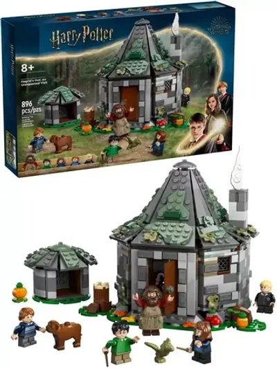 Конструктор Хижина Хагрида неожиданный визит 896 деталей
