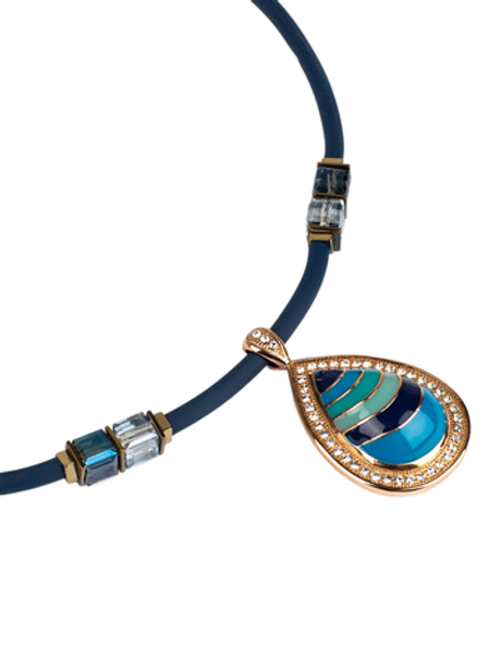 10155691 Колье Роман с камнем