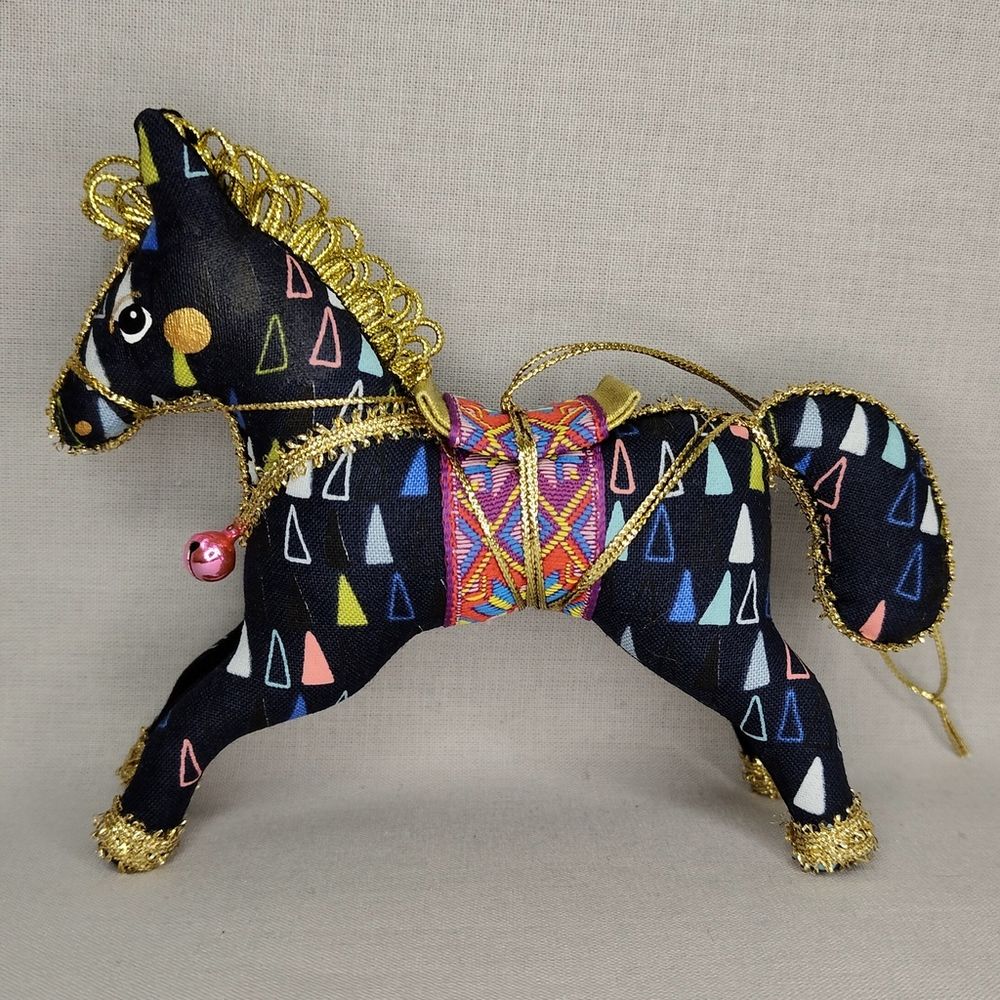 Ёлочная игрушка Лошадка Цирковая