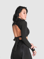 Топ для танцев с открытой спиной