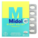 Midol, средство для снятия вздутия живота, 30 капсул