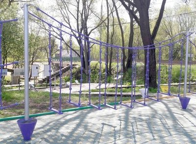 Канатный маршрут № 3 Поперечные ступеньки