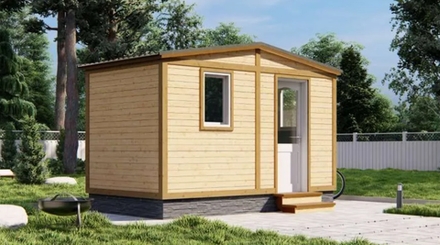 Домокомплект каркасно-панельного дома КДДК-8M из LFP-панелей размером 4000*2000 (высота потолков 2000 мм)