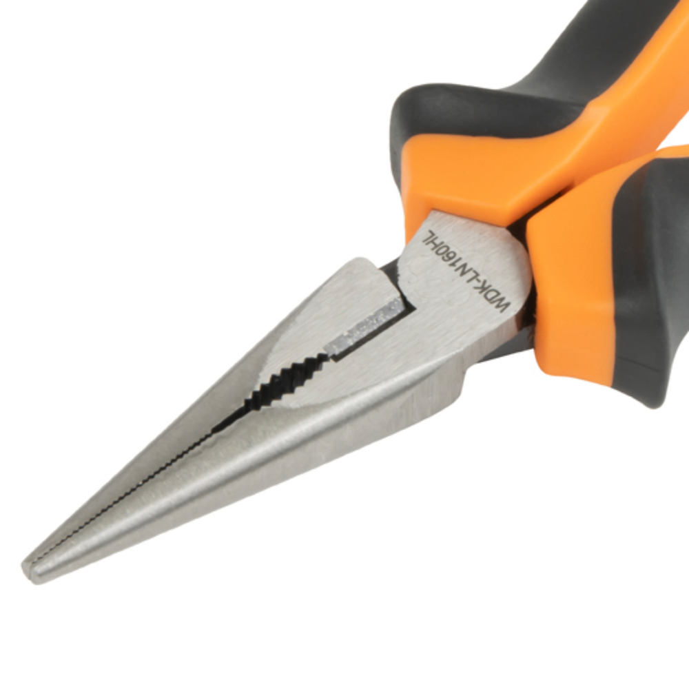 WDK-LN160HL Длинногубцы с двухкомпонентной рукоятью, 160 мм