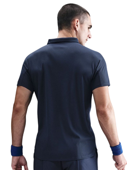Теннисное поло Nike Court Dri-Fit Advantage Slam - midnight navy/midnight navy