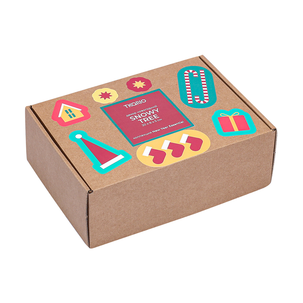 Декор новогодний snowy tree из коллекции new year essential, 20 см