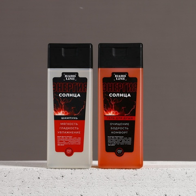 Подарочный набор Мужик №1 гель для душа 250мл и шампунь для волос 250мл