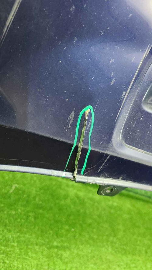 Юбка переднего бампера Audi Q7 2 (19-24) S-line