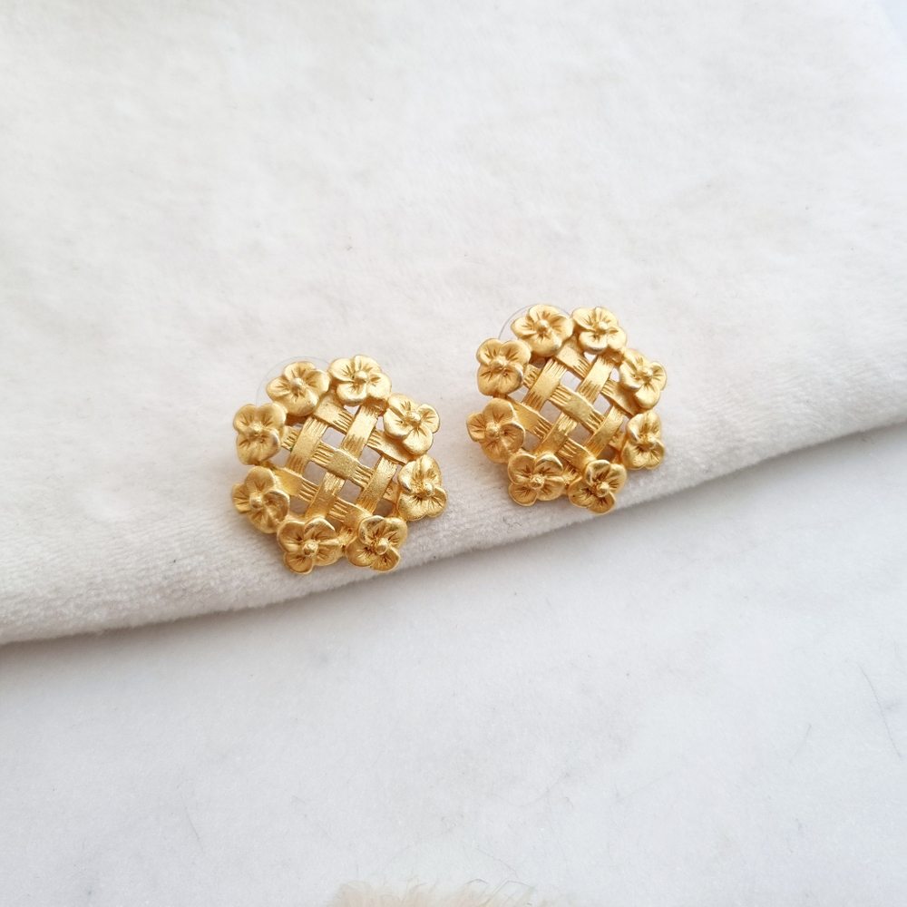 Серьги Anne Klein фиалки