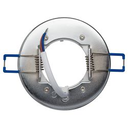 Светильник встраиваемый ЭРА DK97 CH/BK под лампу GX53 хром/черный | Встраиваемые светильники Для ламп GX53