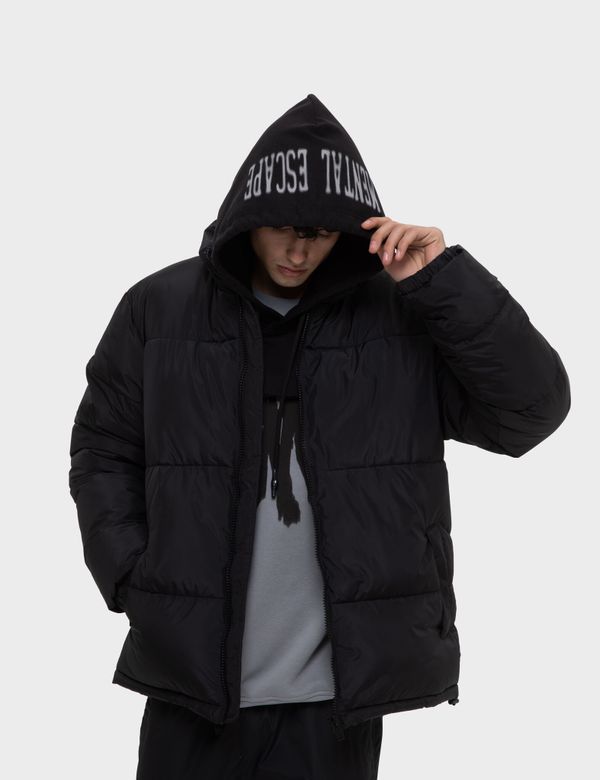 Пуховик BASIC Черный - фото 9