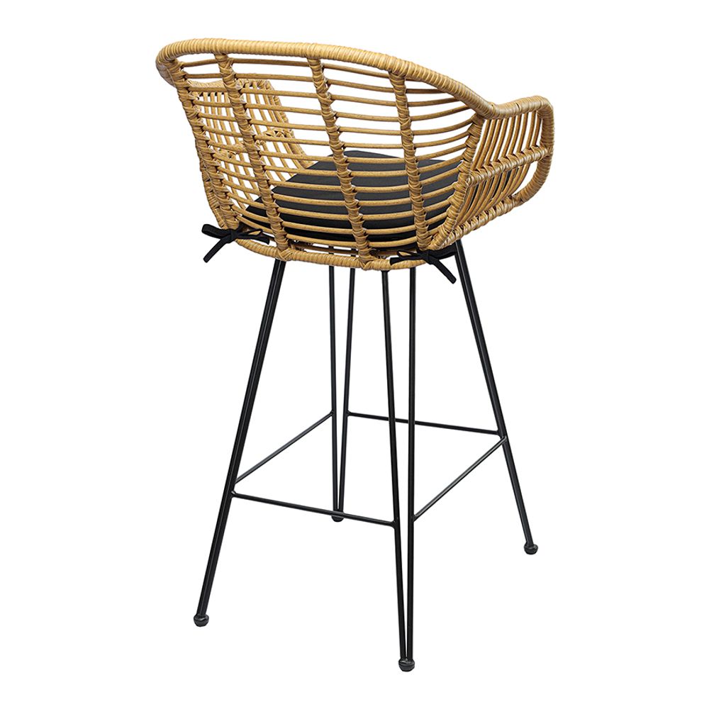 Стул полубарный Vetle Bent, ротанг