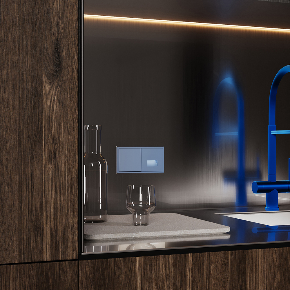 Накладка для подсветки светодиодной, S70 (деним)