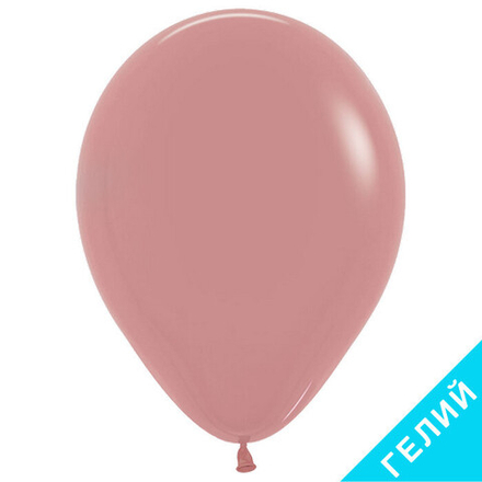 Воздушный шар, цвет 010 - розовое дерево, пастель, с гелием