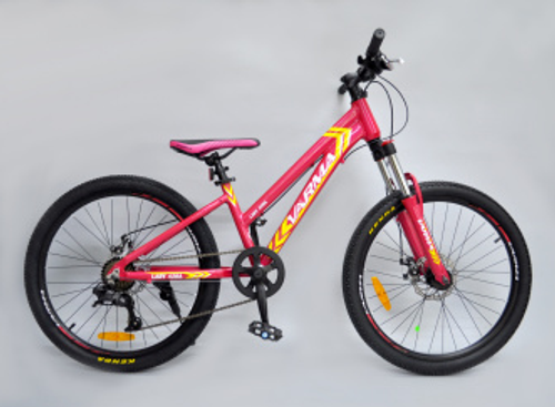 Велосипед 24" Varma LADY 420A, р.12 розовый, 7ск ал.