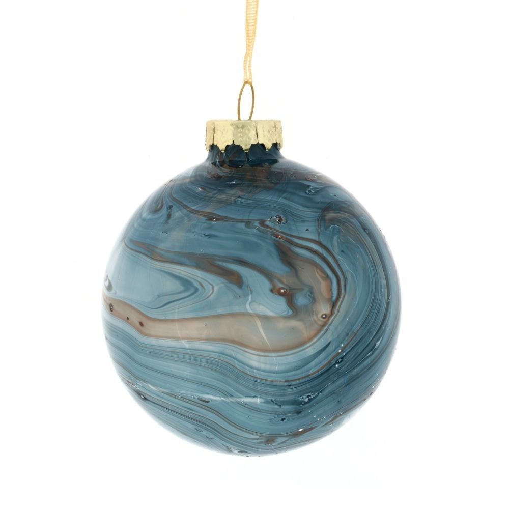 GAEM Украшение новогоднее Шар "Океан", D 8 см, L8 W8 H8 см